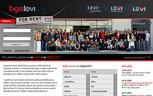 Web příznivců společnosti Levi a BGS Levi